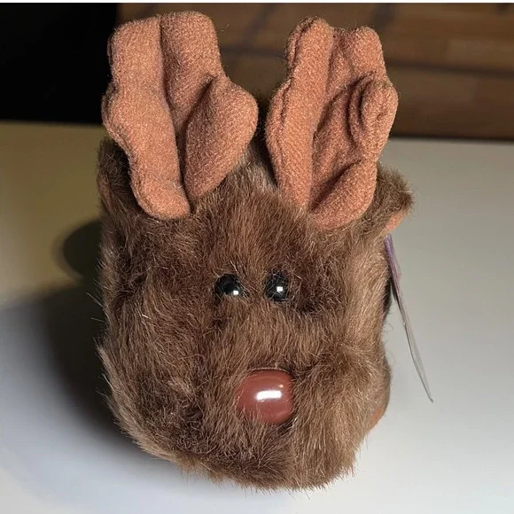 Vintage Swibco Puffkins Gus the Moose Plush Animal 1994 Collectible toy - Picture 1 of 6